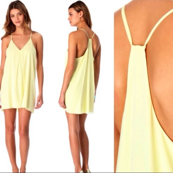 alice olivia yellow dress